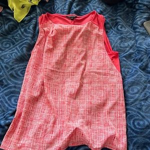 banana republic salmon pink shirt